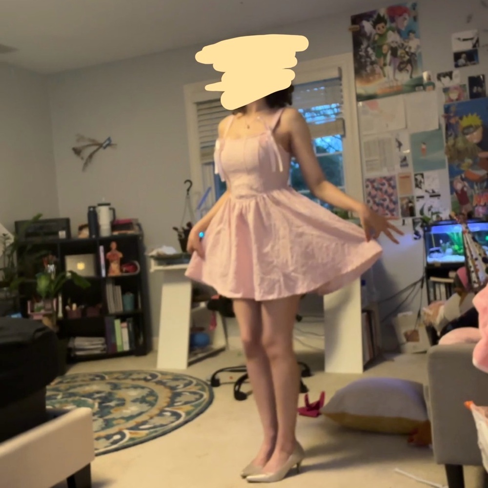Pink Lace Dress